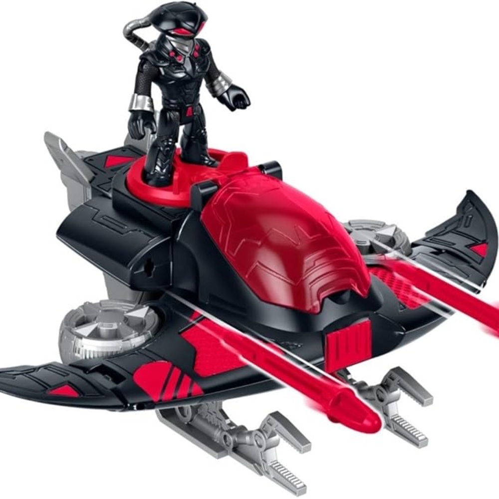 DC Super Friends Black Manta & Sub - Black and Red